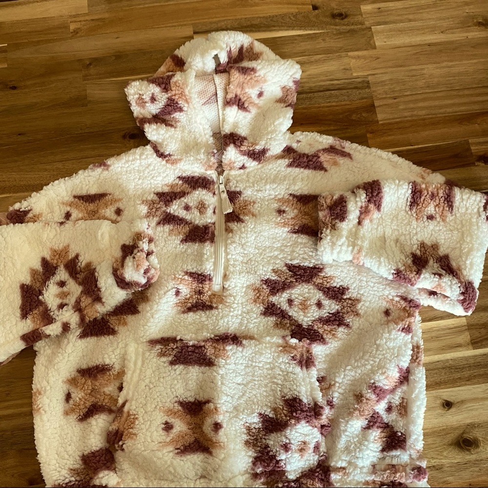No Boundaries fleece half zip up Size L 11-13